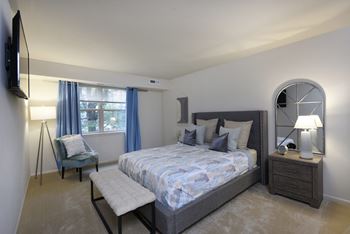Bedroom at Woodridge Apartments, Maryland